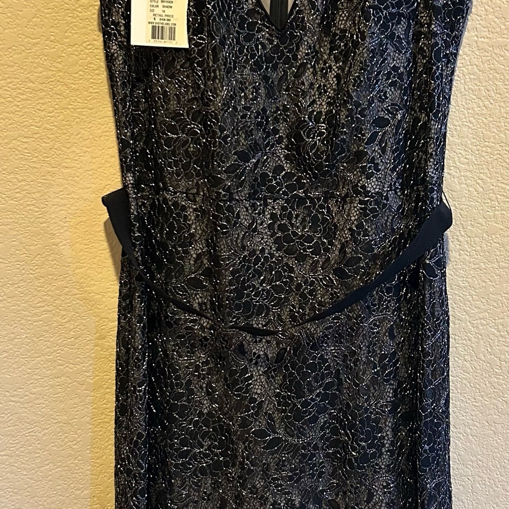 Source Unknown Black Sheath Cocktail Dress V-neck Sleeveless